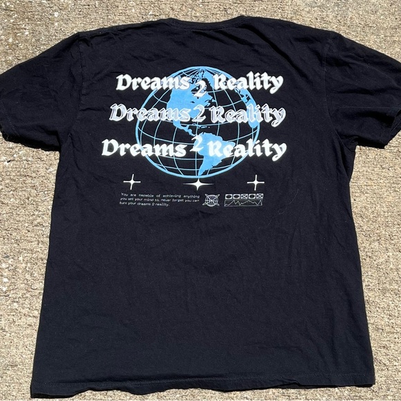 Dreams 2 Reality Y2K Streetwear Unisex T Shirt - Picture 3 of 3